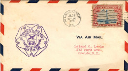 1929-U.S.A. Cachet Bi-centennial Air Meet Lancaster - 1c. 1918-1940 Lettres