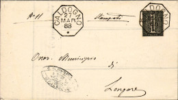 1888-piego Con Annullo Ottagonale Di Caldogno Vicenza - Storia Postale