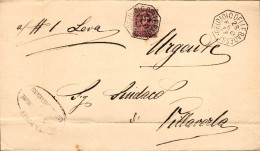 1897-piego Con L'Ottagonale Di Grumolo Delle Badesse Vicenza - Poststempel