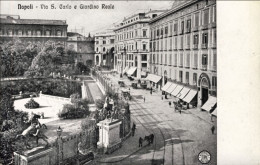 1930ca.-"Napoli-via San Carlo E Giardino Reale" Non Viaggiata,edizione Alterocca - Napoli (Naples)