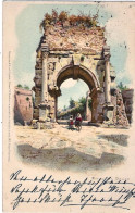 1904-cartolina Tipo Gruss "Roma L'arco Di Druso"situato Proprio All'inizio Dell' - Sonstige & Ohne Zuordnung