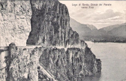 1930ca.-"Lago Di Garda,strada Del Ponale Verso Riva"non Viaggiata - Trento