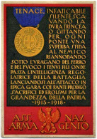 1935-"Associazione Nazionale Arma Del Genio-la S.Barbara"cartolina Viaggiata,aff - Patriotiques
