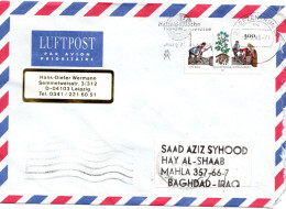 79599 - Bund - 1996 - 300Pfg Kartoffelanbau EF A LpBf BRIEFZENTRUM 04 -> BAGHDAD (Irak) - Lettres & Documents