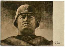 1942-"Il Duce" Disegnata Da A.G.Santagata A Cura Della Associazione Nazionale Mu - Patriottisch