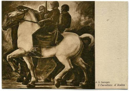1942-"I Cavalieri D'Italia"disegnata Da A.G.Santagata A Cura Della Associazione  - Patriotic