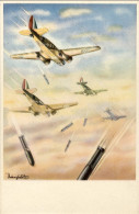 1937-"Aeroplano Caproni 312 Bis-officina Di Costruzioni Aeronautiche" - Patriotic