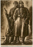 1942-"Il Fante E Il Legionario"disegnata Da A.G.Santagata A Cura Della Associazi - Patriottisch
