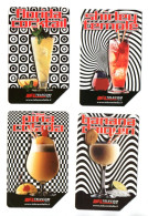 Cocktail Cocktails - Banana, Florida, Shirley, Pina -  4 Télécartes Italie Publicitaire  (W 741) - Publiques Publicitaires