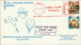 1982-affrancatura Meccanica Rossa "aereo Club D'Italia" Dispaccio Aereo Ciampino - Frankeermachines (EMA)