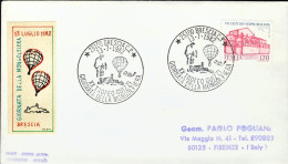 1982-busta Affrancata L.120 Vespri Siciliani Annullo Brescia XX Trofeo Guizzi Gi - 1981-90: Poststempel