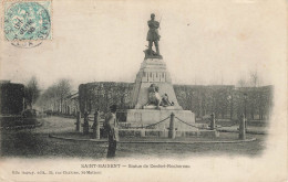 CPA Saint Maixent-Statue De Denfert Rochereau-Timbre    L2960 - Saint Maixent L'Ecole