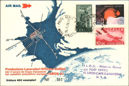 1978-cartolina Numerata Della Fondazione Lavoratori Officine Galileo Per Il Lanc - 1971-80: Marcophilie