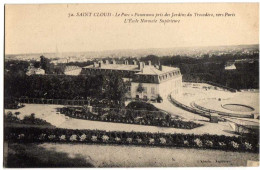 92 / Parc De SAINT-CLOUD - Panorama Pris Des Jardins Du Trocadéro - L'Ecole Normale Supérieure - Saint Cloud