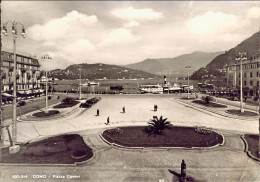 1948-cartolina Foto "Como Piazza Cavour"affrancata L.5+L.6 Democratica - Como