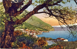 1927-cartolina Lago Di Garda Gargnano (riparata In Alto Con Del Nastro Adesivo)  - Brescia