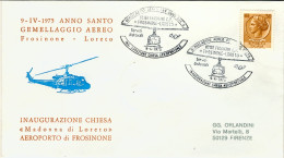 1985-inaugurazione Chiesa Madonna Di Loreto Aeroporto Di Frosinone, Anno Santo G - 1981-90: Poststempel