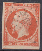 FRANCE EMPIRE N° 16 OBLITERATION PC 2068 MONTBAZON INDRE & LOIR - BONNES MARGES + VOISIN - 1853-1860 Napoléon III