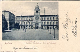 1900-cartolina Padova Il Palazzo Del Capitano E Torre Dell'orologio Viaggiata - Padova (Padua)