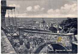 1955-Brescia Panorama Dal Castello Viaggiata - Brescia