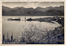 1940-Isola Di Sogno Lago Di Garda Affrancata Due 15c.Imperiale Annullo Di Malces - Verona