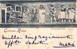 1899-cartolina Collezione Robbia Viaggiata, Ottagonale Di Borgosatollo - Sculpturen