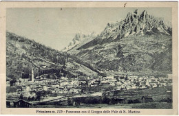 1947-"Primiero-panorama Con Il Gruppo Delle Pale Di S.Martino" - Bolzano (Bozen)
