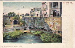 1901-"Siracusa,la Fontana Aretusa"cartolina Non Viaggiata - Siracusa