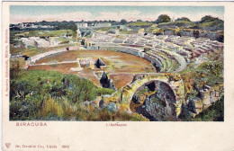 1902-"Siracusa,l'anfiteatro A Colori" Affrancata 2c.floreale - Siracusa