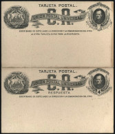 1883ca-Costa Rica 4c."General P.Fernandez" Tarjeta Postal+respuesta Cartolina Po - Costa Rica