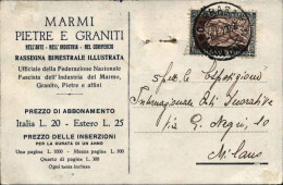 1929-cat.Sassone Euro 75, 30c.Emanuele Filiberto Dentellato 11 Cartolina Con Int - Marcophilie