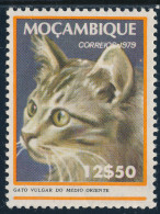 Mozambique - 1979 - Domestic Cats / Middle Eastern Common Cat - MNH - Mosambik
