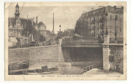 93/ CPA - Pantin - Pont Du Canal De L'Ourcq Et Mairie - Pantin