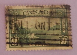 CANADA YT 200 OBLITERE "PORT DE VANCOUVER" ANNÉE 1938 - Gebruikt