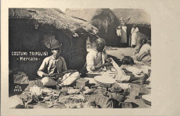 1911/12-"Guerra Italo-Turca,costumi Tripolitani-mercato" - Artisanat
