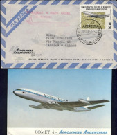 1959-Argentina I^volo Aereo A Reazione In Europa Della A.A.del19 Maggio,contiene - Poste Aérienne