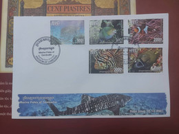 CAMBODGE / CAMBODIA/ FDC Marine Fishes Of Cambodia 2021. - Cambodge