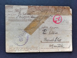 1943-Feldpostnummer 57724, Feldpost Manoscritto 57724, Per Bagnolo San Vito Mant - Weltkrieg 1939-45