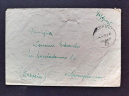 1944-Feldpost Manoscritto L 54306, Timbro "VERIFICATO PER CENSURA 39/5", Per Mom - Guerre 1939-45