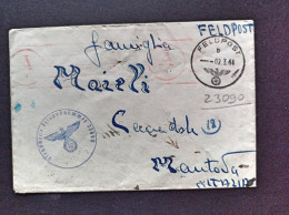 1944-Feldpostnummer 23090, Feldpost Manoscritto 45092 D, Per Canedole Roverbella - Guerre 1939-45