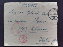 1944-Feldpost Manoscritto L 51169 C, Per Soave Verona - Guerre 1939-45