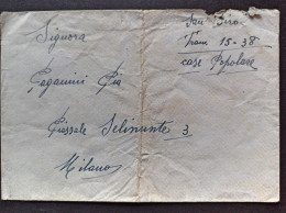 1944-circa-Feldpost Manoscritto 44544 E, Per San Siro Milano - Guerre 1939-45