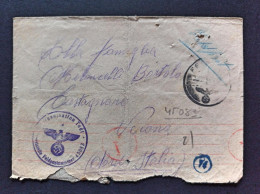1944-circa-Feldpostnummer 45083, Feldpost Manoscritto 45083 E, Per Castagnaro Ve - Guerre 1939-45