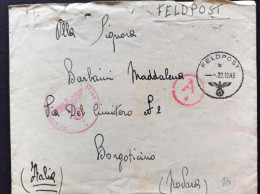 1943-Feldpostnummer L 51169, C Feldpost Manoscritto 51169 C, Per Borgoticino Nov - Guerre 1939-45