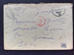 1944-Feldpost Manoscritto 31003, Per Minerbe Anson Verona - Guerre 1939-45
