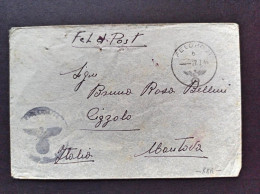 1944-Feldpost Manoscritto 58232, Per Cizzolo Viadana Mantova - Guerre 1939-45