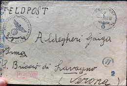 1943-Feldpost Manoscritto 46954, Per San Briccio Lavagno - Guerre 1939-45