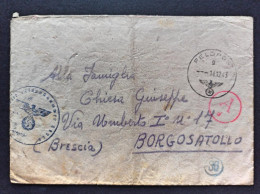 1943-Feldpostnummer 59019, Feldpost Manoscritto 59019, Per Borgosatollo - Guerre 1939-45