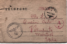 1944-Feldpostnummer 56220 Del 13.08, Manoscritto Felpdpost 59141 - Guerre 1939-45