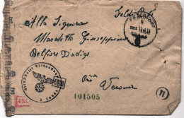 1943-Feldpostnummer 59692 Del 15.11, Manoscritto Feldpost 46954 - Guerre 1939-45